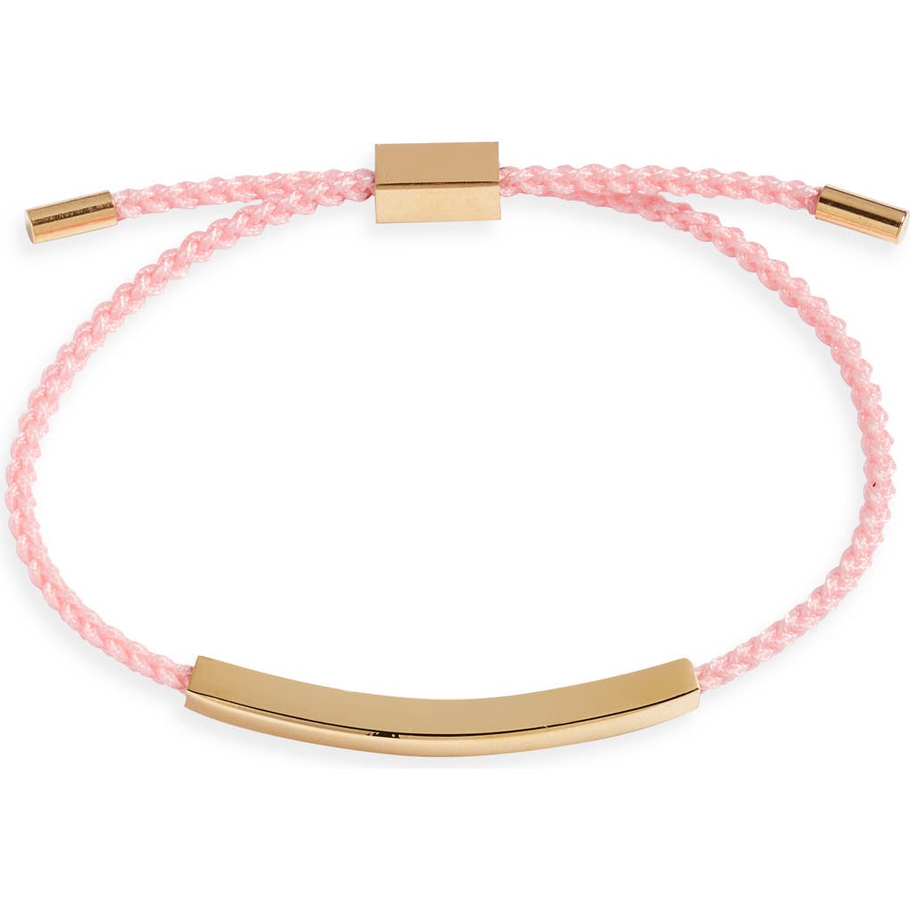 CLIFTON WILSON Braided Slider Bracelet in Pink  product