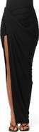 Naked Wardrobe High Slit Maxi Skirt