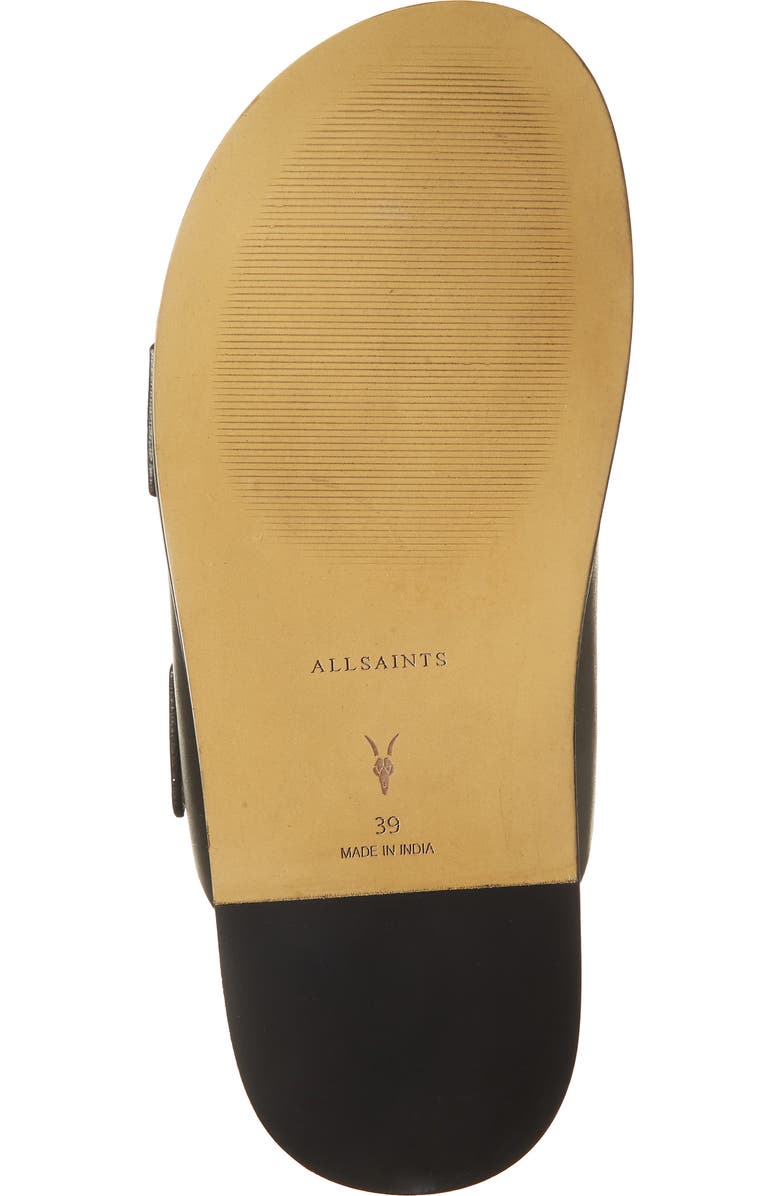 AllSaints Mia Double Strap Slide Sandal, Alternate, color,