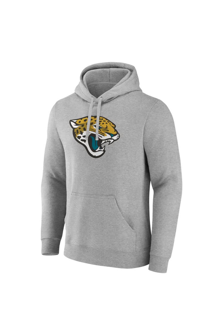 Men's Fanatics Heather Gray Jacksonville Jaguars Deliver Fleece Pullover Hoodie, Alternate, color, Heather Gray