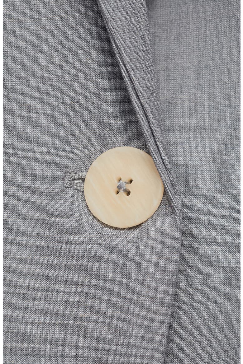 Fitted Suit Jacket, Alternate, color, GREY