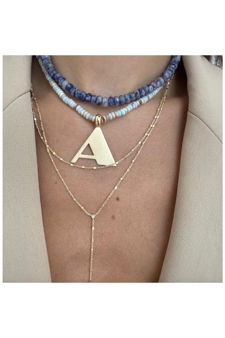 Brooks Bead Necklace, Alternate, color, YELLOW GOLD