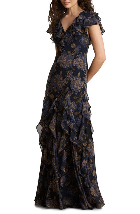 Floral Georgette Maxi Dress