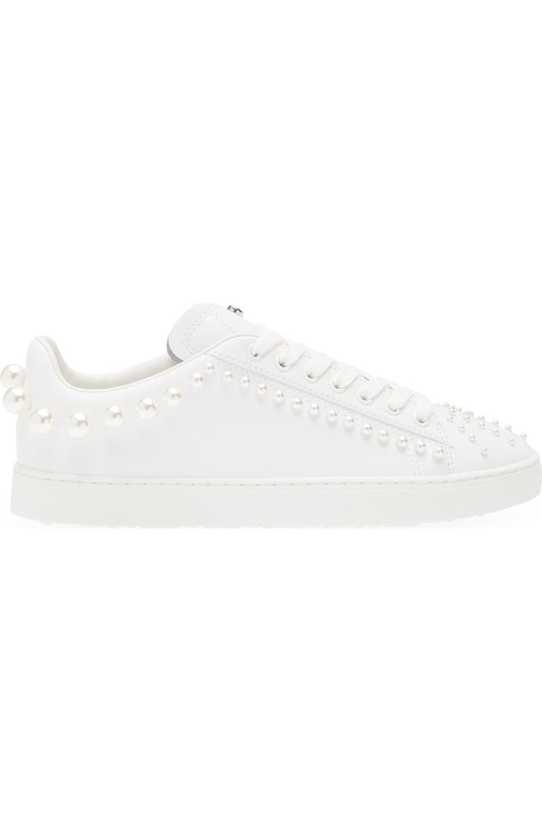 Stuart Weitzman Goldie Sneaker, Alternate, color, White