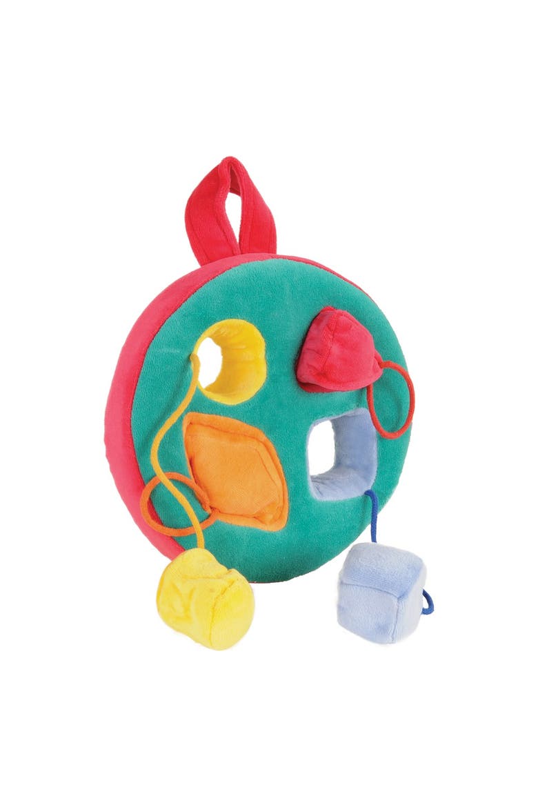 Shape Board with Attached Pieces, Alternate, color, Multicolor