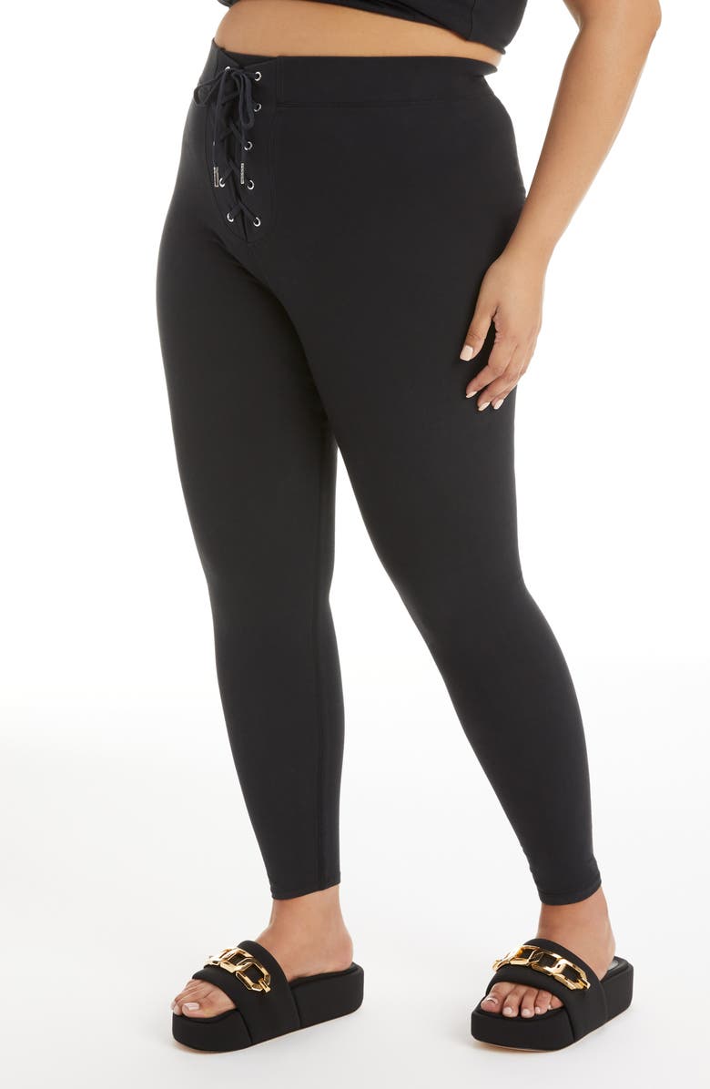 Good American Essential Bombshell Leggings, Alternate, color,