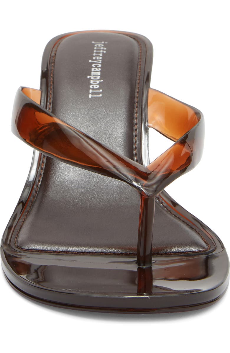 Jeffrey Campbell Gigabyte Wedge Flip Flop, Alternate, color, Brown