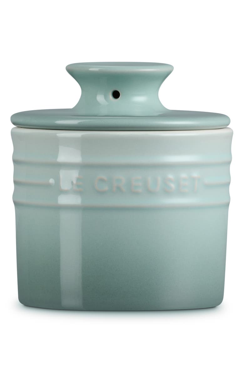 Le Creuset Stoneware Butter Crock, Alternate, color, Sea Salt