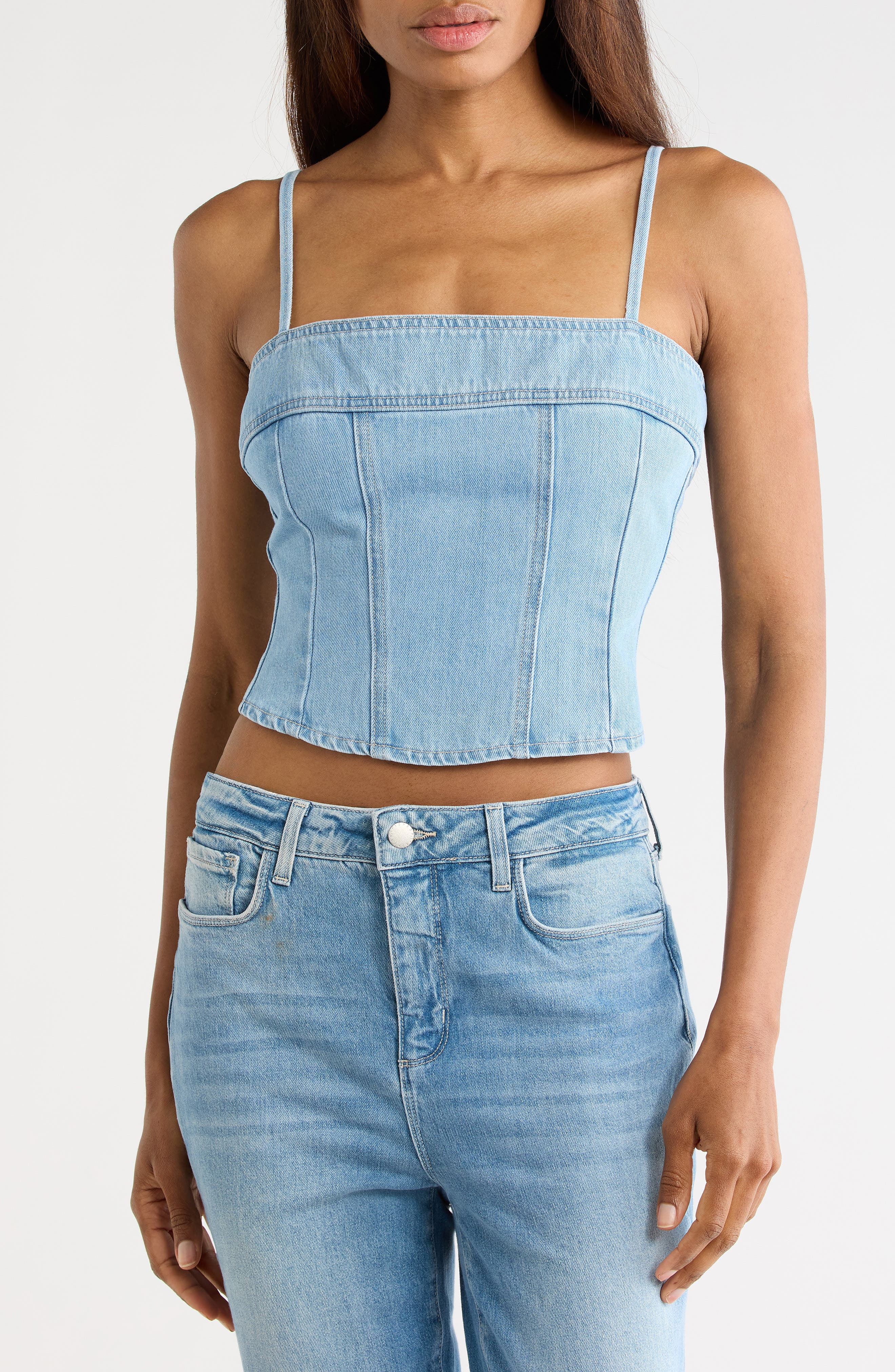 L'AGENCE Arlin Seamed Midi Tank