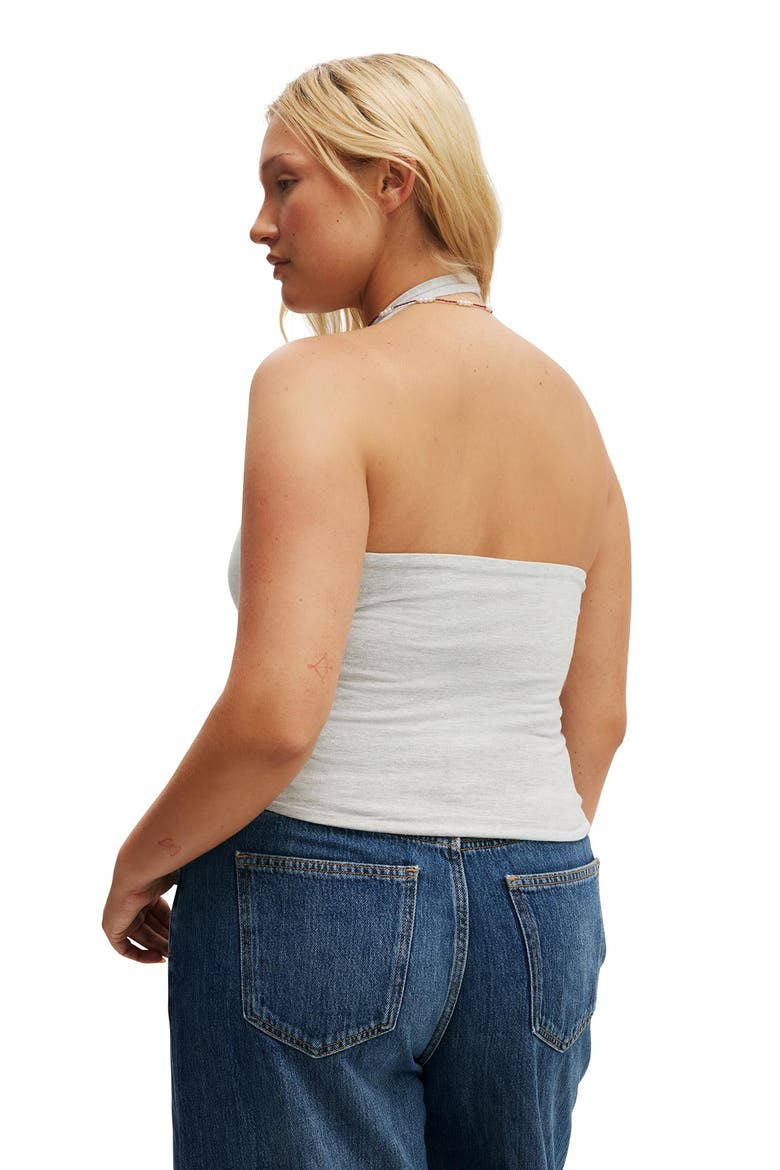Women's All Day V Neck Halter, Alternate, color, Grey Marle