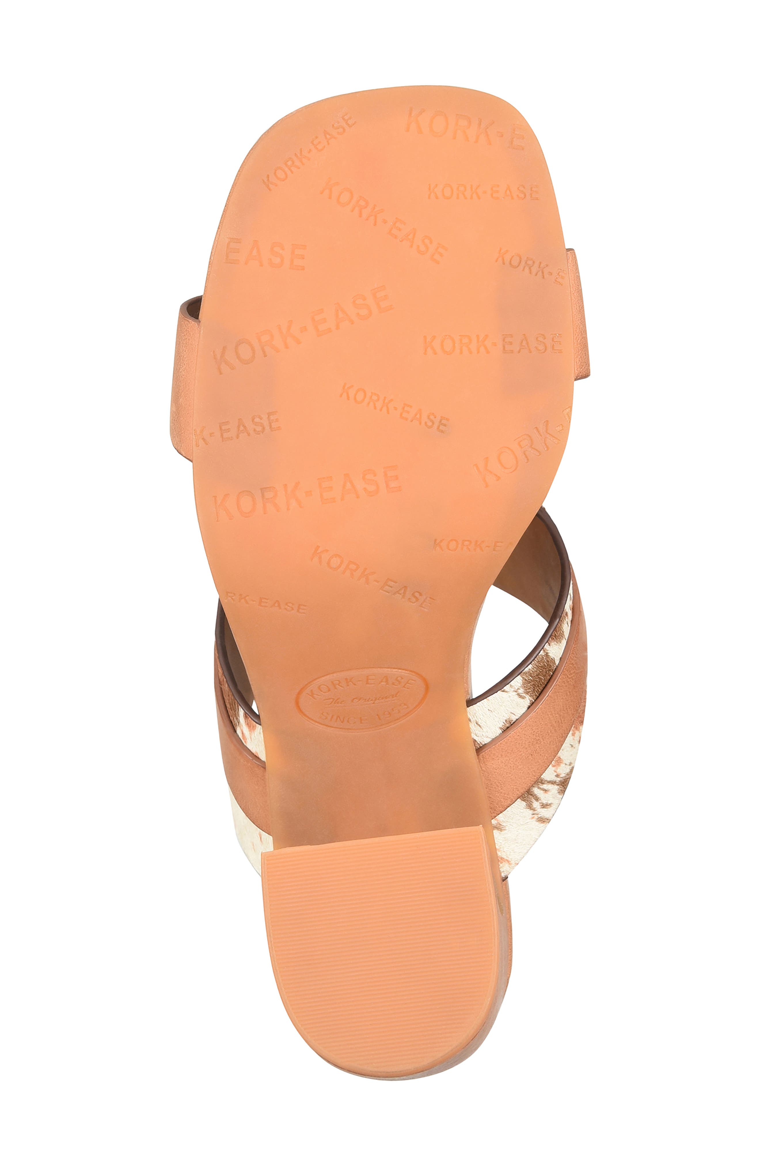 Kork-Ease<sup>®</sup> Brynn Mule Sandal, Alternate, color, Tan/ Blue Multi Calf Hair