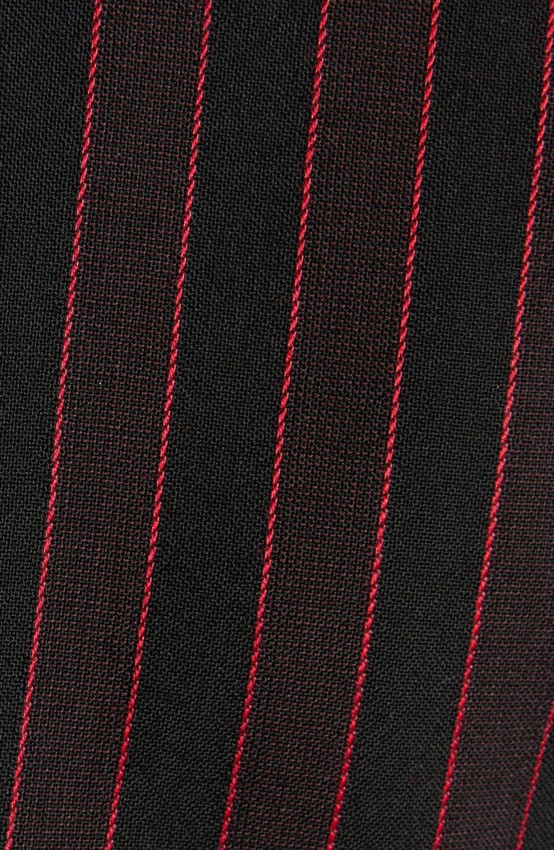 McQueen Archive Stripe Stacked Shoulder Wool Blazer, Alternate, color, 