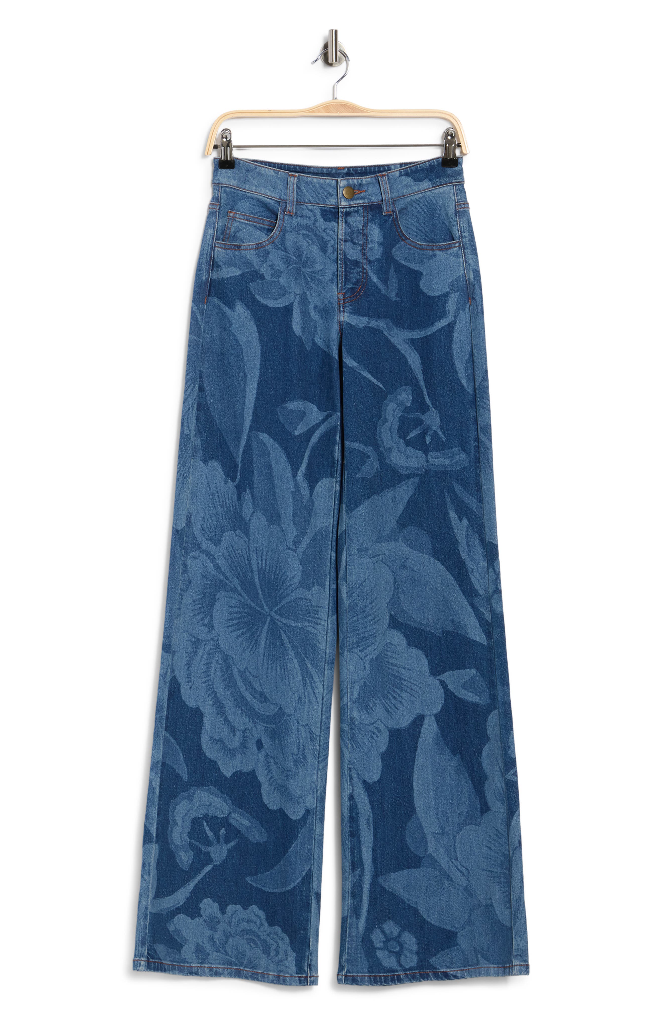 Diane von Furstenberg Mabel Wide Leg Jeans