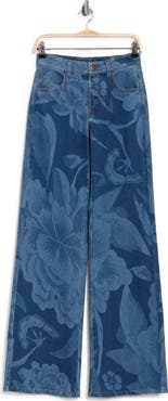 Diane von Furstenberg Mabel Wide Leg Jeans