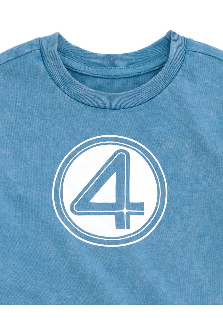 Fantastic Four Short Sleeve T-Shirt, Alternate, color, Wash Blue Fantastic 4
