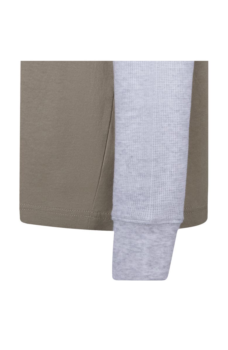 Hurley Kids' Graphic Print Long Sleeve Twofer T-Shirt, Alternate, color, 