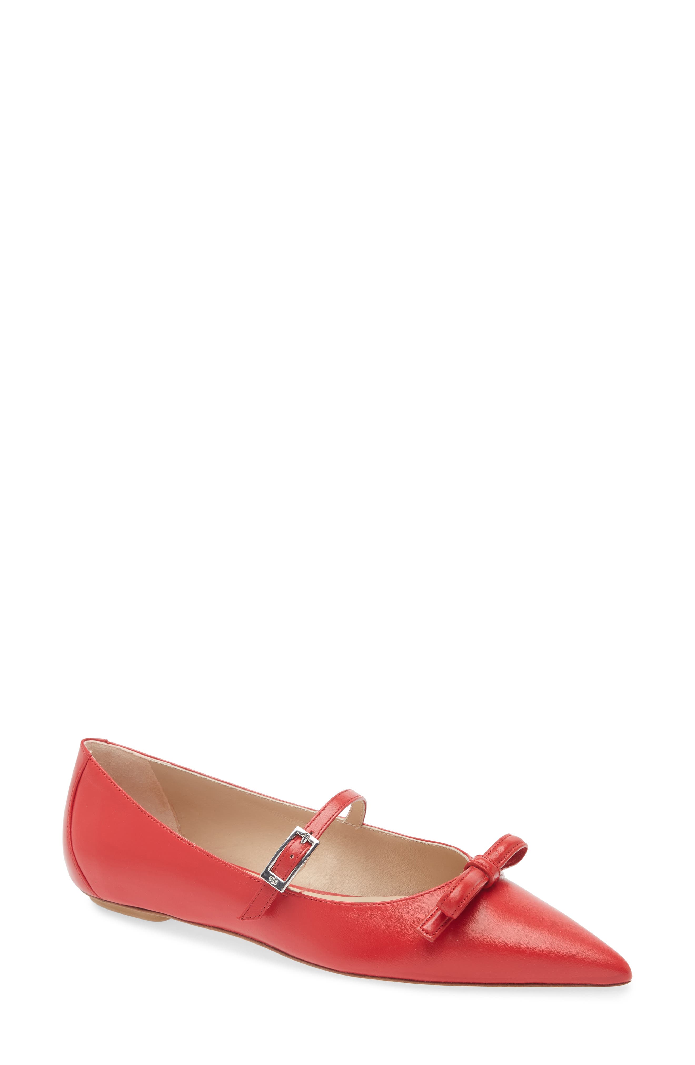 Stuart Weitzman Felicity Bow Mary Jane Flat