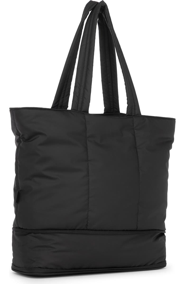CALPAK Luka Expandable Tote Bag, Alternate, color, Matte Black