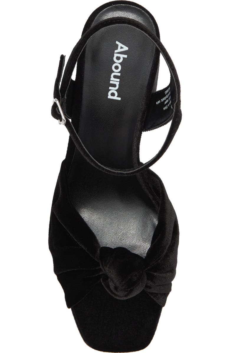 Abound Pamela Velvet Platform Sandal, Alternate, color,