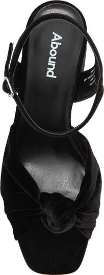 Pamela Velvet Platform Sandal