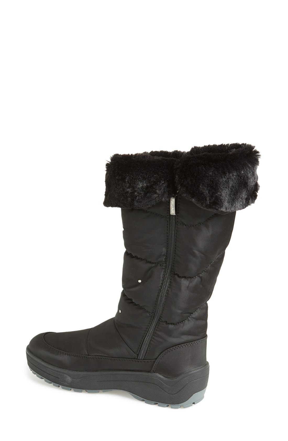 'Varsovie 2' Waterproof Boot, Alternate, color, BLACK