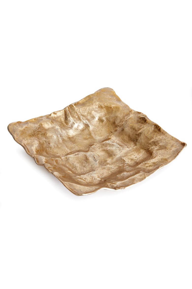 Arlene Decorative Tray Large, Alternate, color, Gold