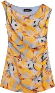 Desigual Floral Print Sleeveless Minidress
