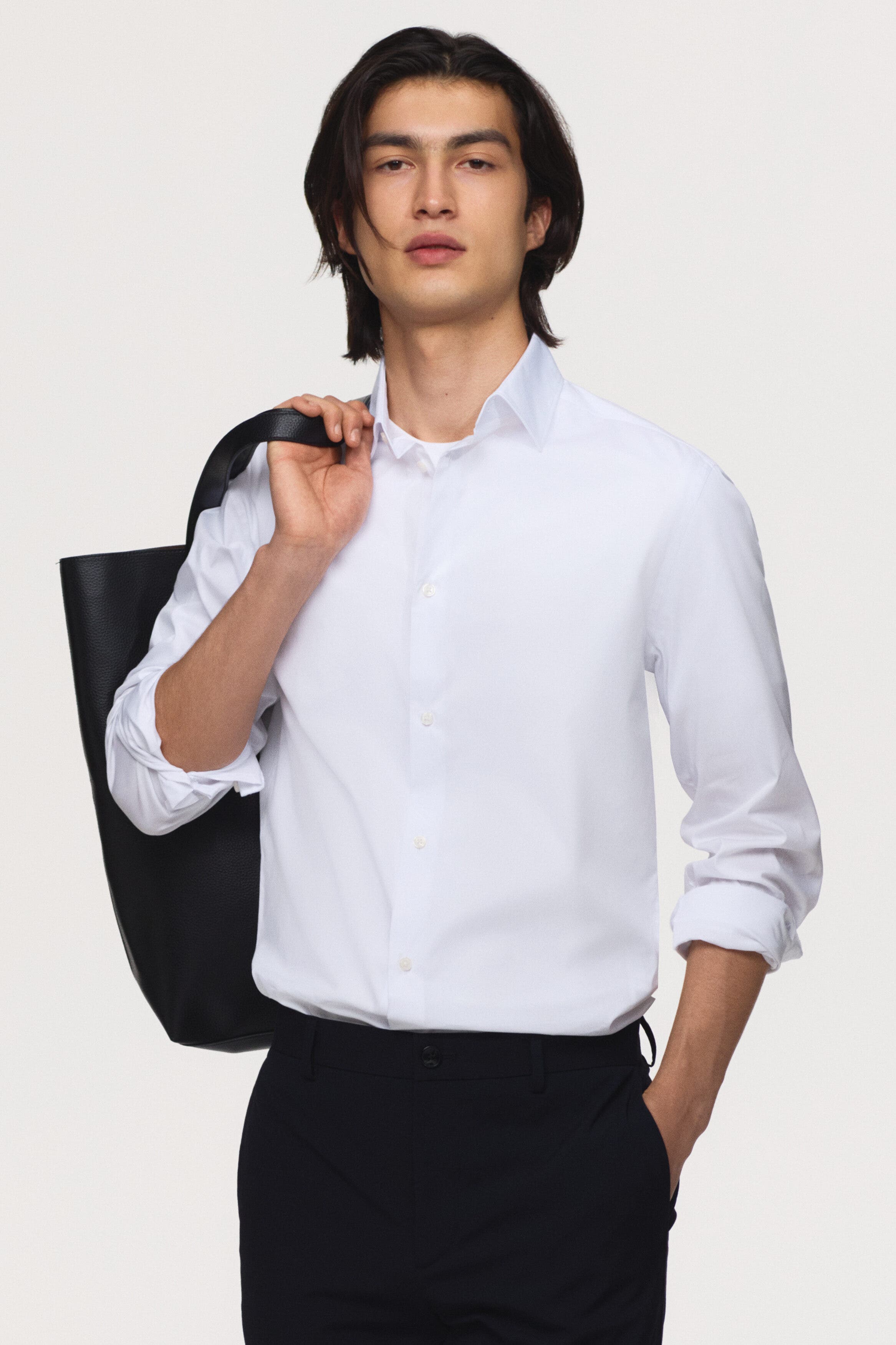 Slim Fit Stretch Shirt - image 4