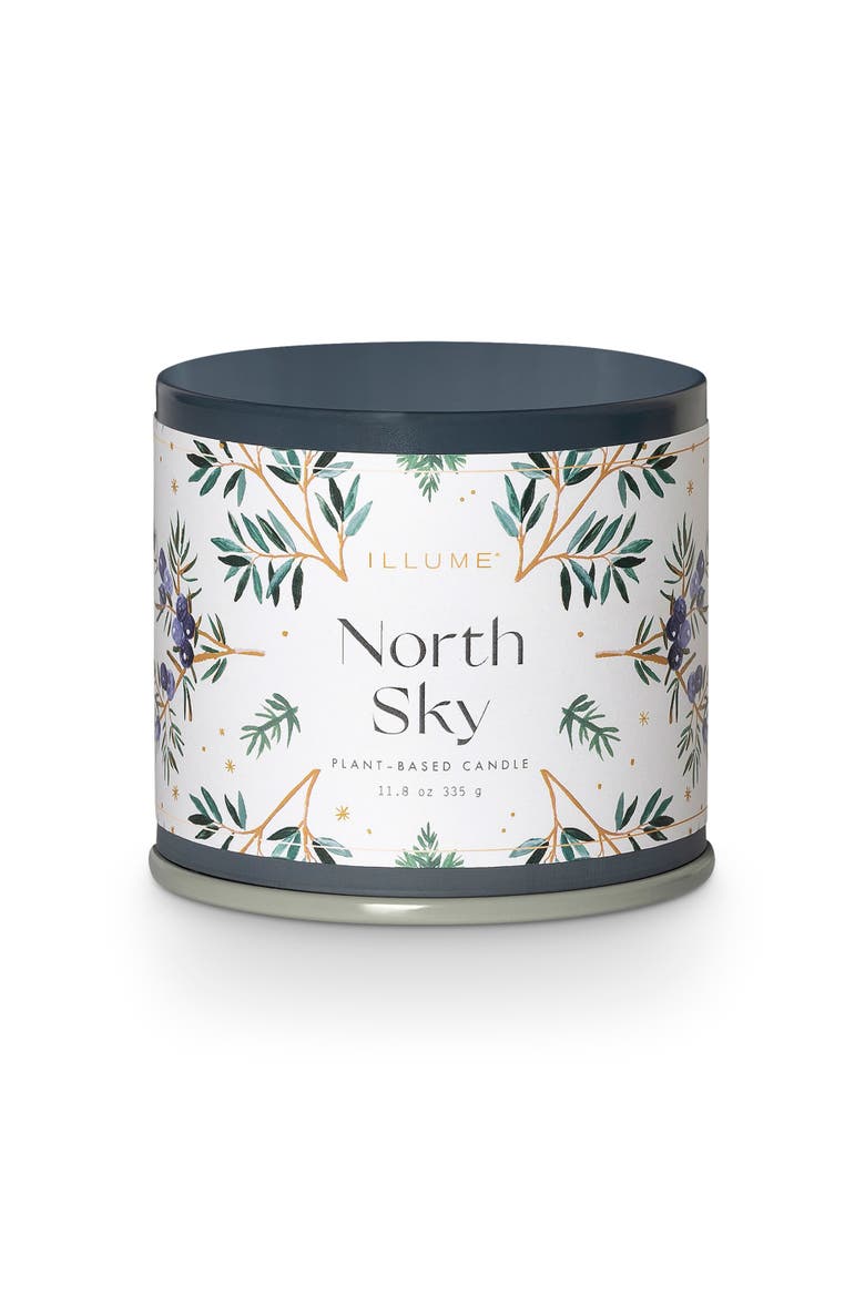 Vanity Tin Candle, North Sky, Main, color, Blue