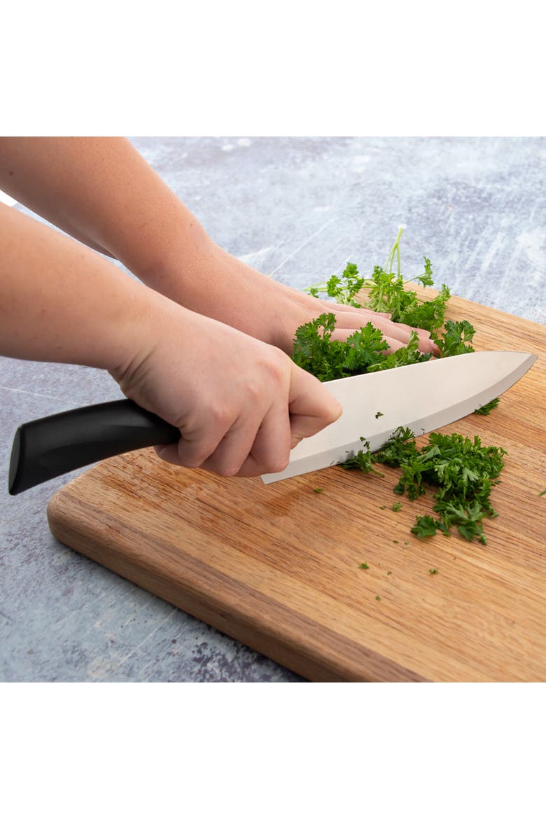 Cutlery 8.5-Inch French Chef Knife Anthem Wave Handle, Alternate, color, Black
