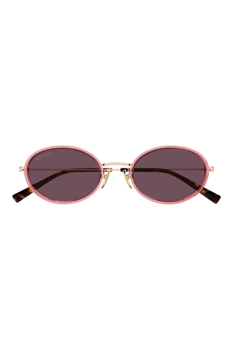 52mm Panthos Sunglasses, Main, color, PINK