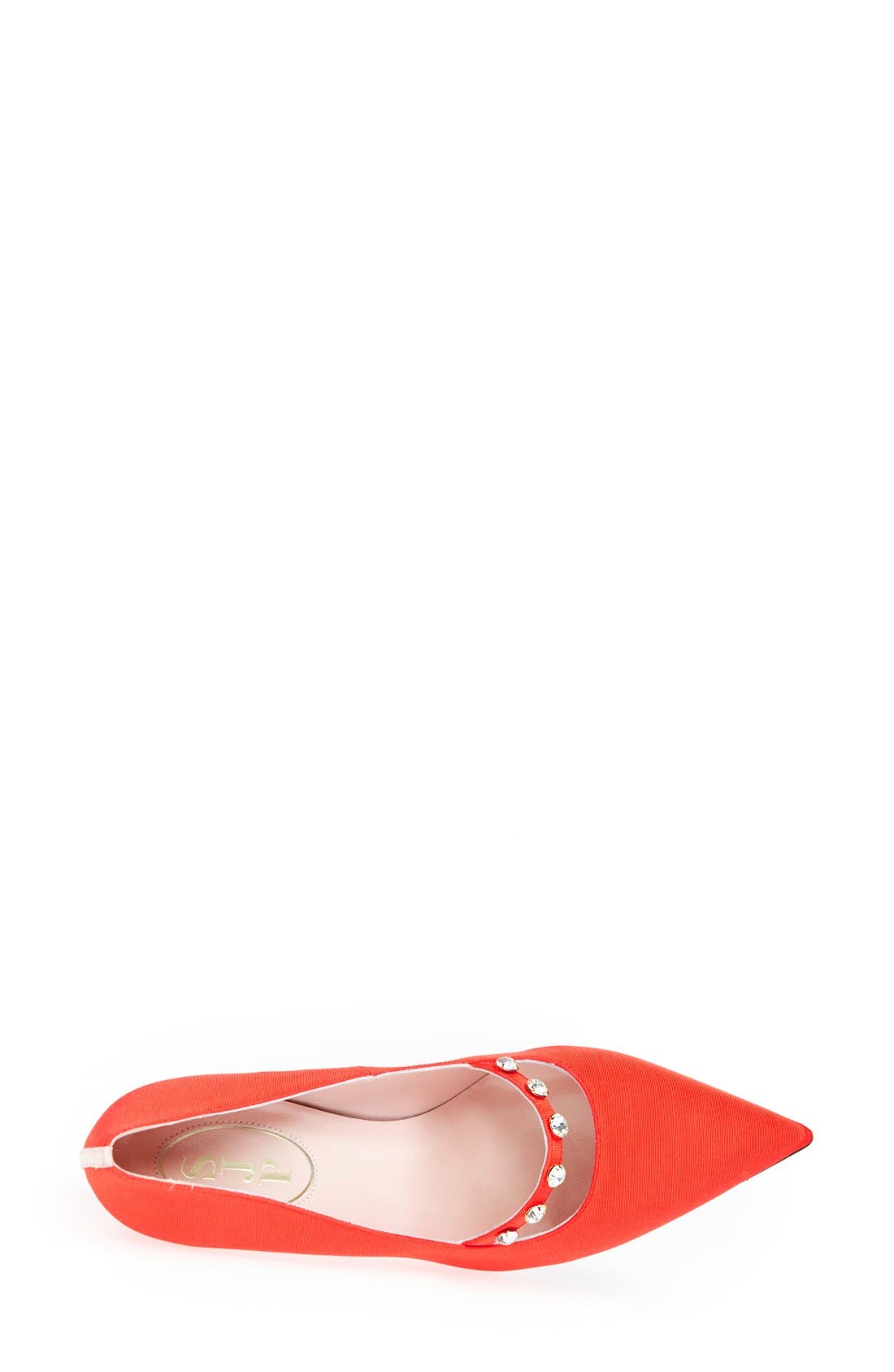 SJP 'Daphne' Grosgrain Pump, Alternate, color, CORAL