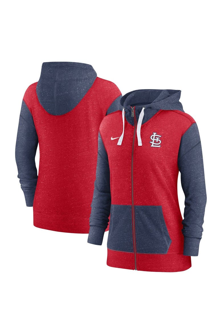Women's Nike Red St. Louis Cardinals Full-Zip Hoodie, Main, color, Red