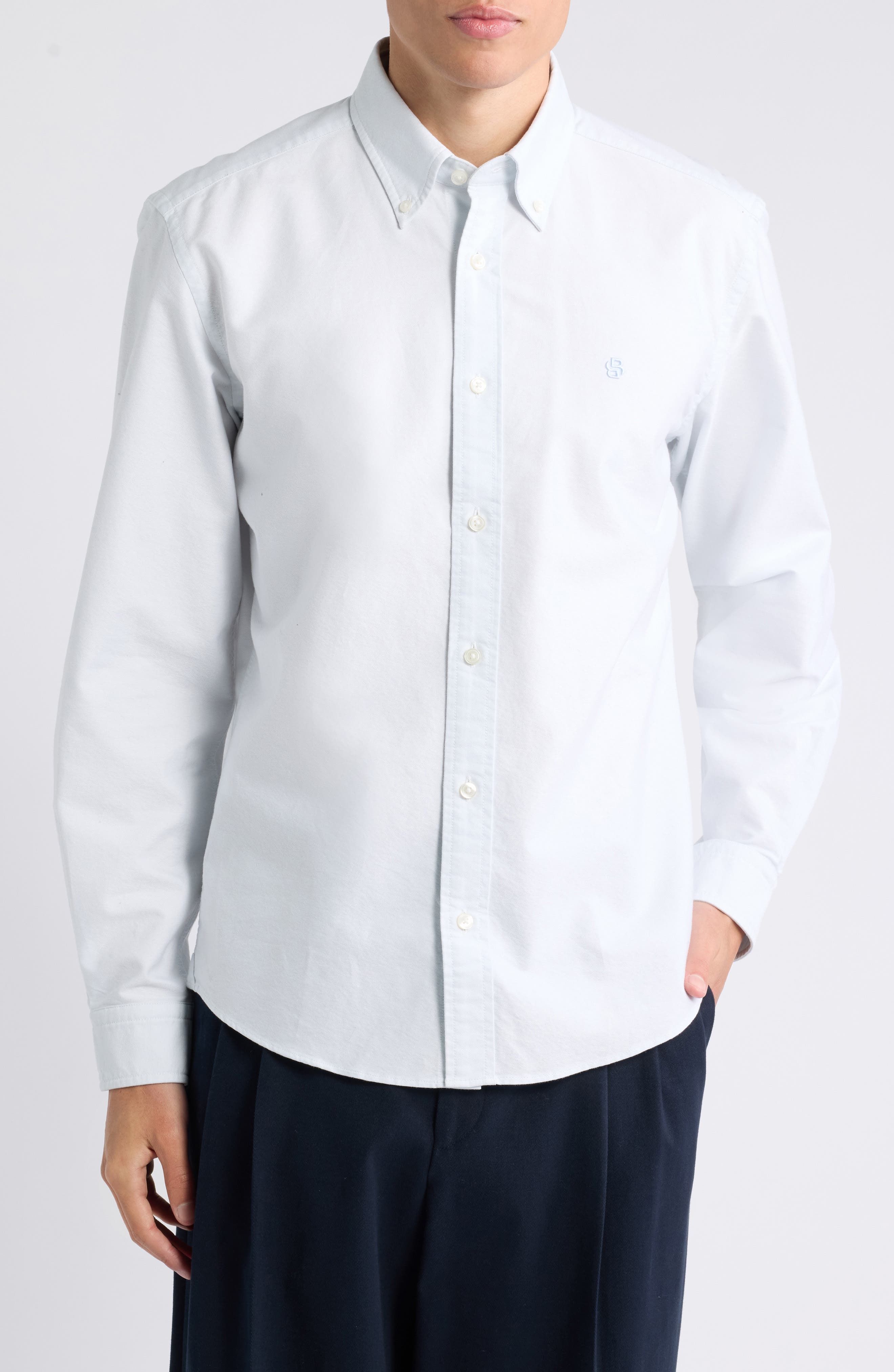 BOSS Liam Button Down Cotton Shirt (Men) | Nordstrom