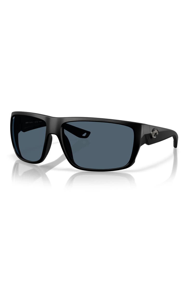 Fly Line 64mm Sunglasses, Alternate, color, MATTE BLACK / GRAY