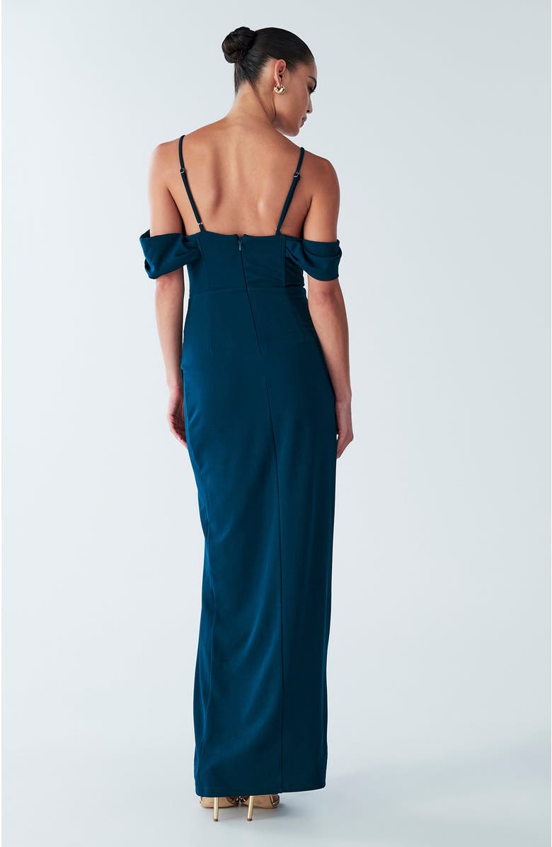 BWLDR Amaliah Dress, Alternate, color, Emerald