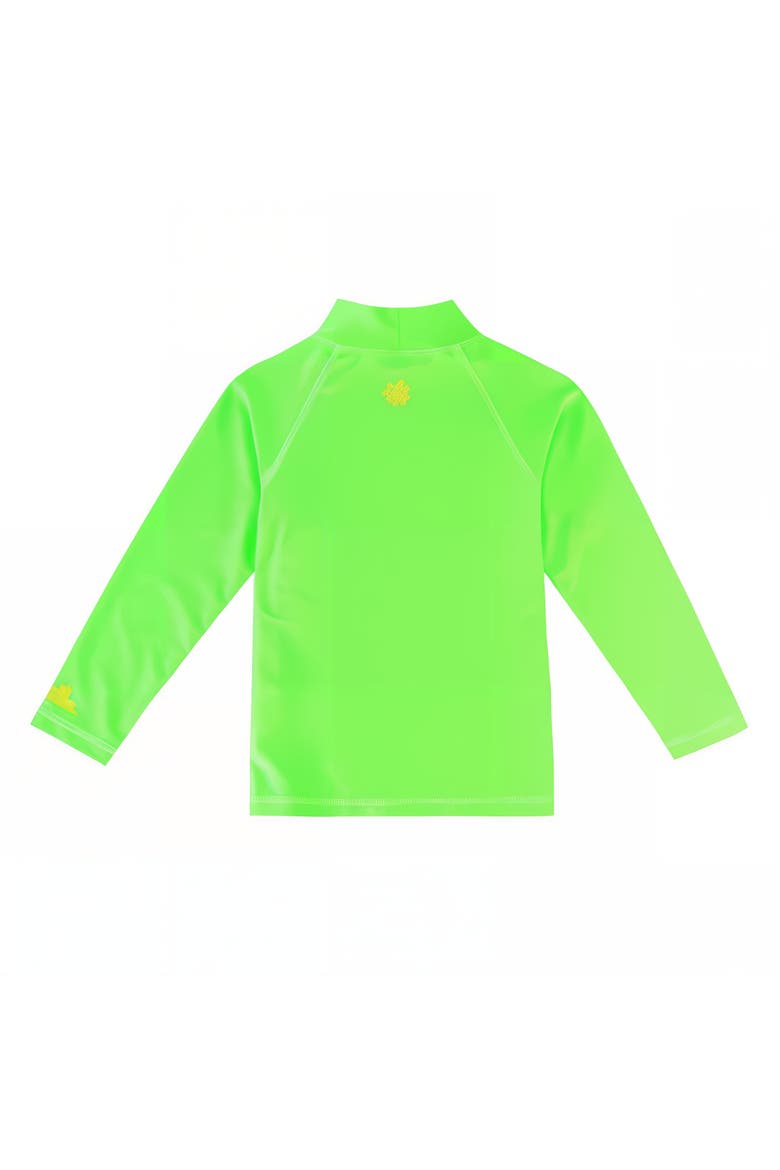 Long Sleeve Sun & Swim Shirt, Alternate, color, Neon Green