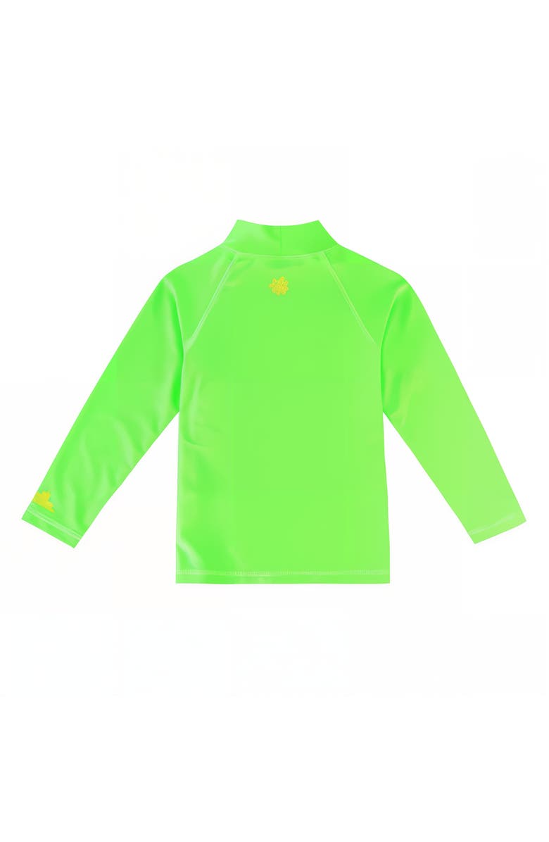 UV Skinz Neon Long Sleeve Sun & Swim Shirt, Alternate, color, Neon Green
