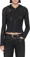 AllSaints Mabel Distressed Hoodie