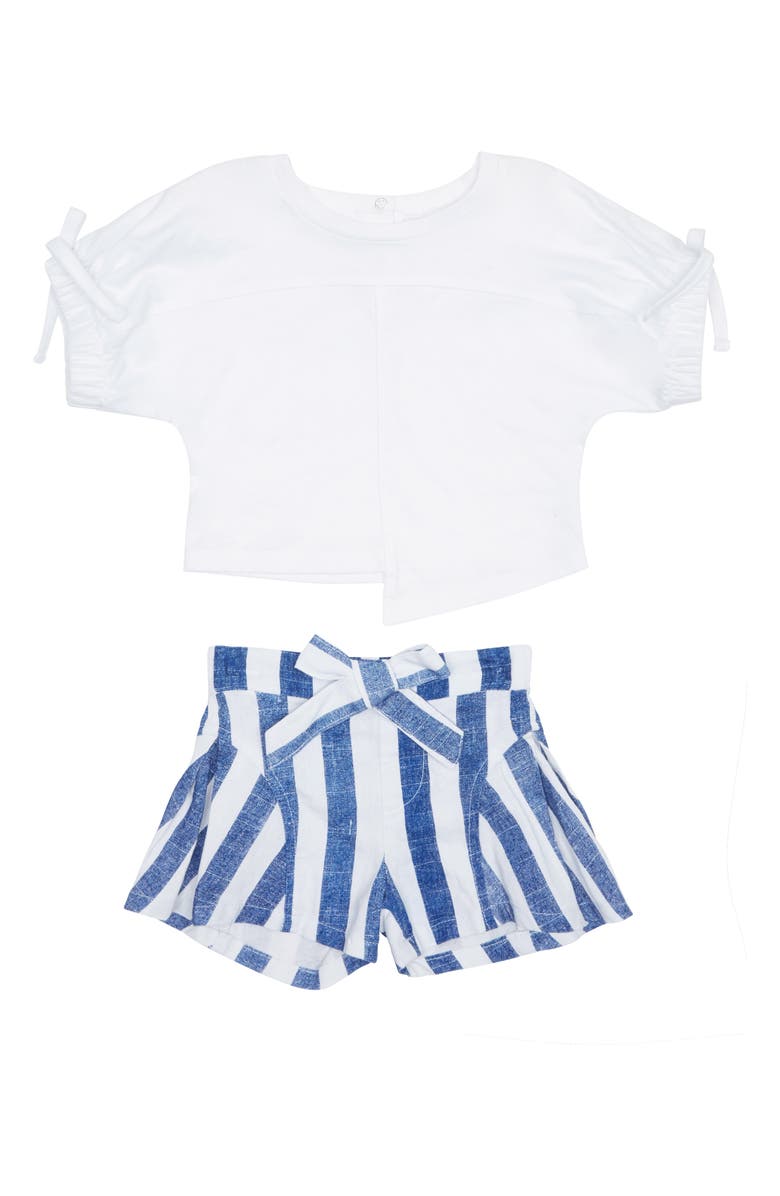 Habitual Kenna Shirt & Stripe Shorts Set, Main, color,