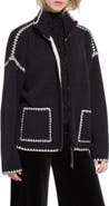 Lysse Colbie Blanket Stitch Sweater Coat