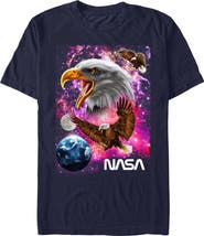 NASA Mens NASA Space Eagle Art T Shirt