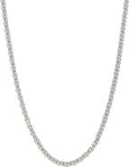 BEST SILVER Sterling Silver Coreana Chain 16" Necklace