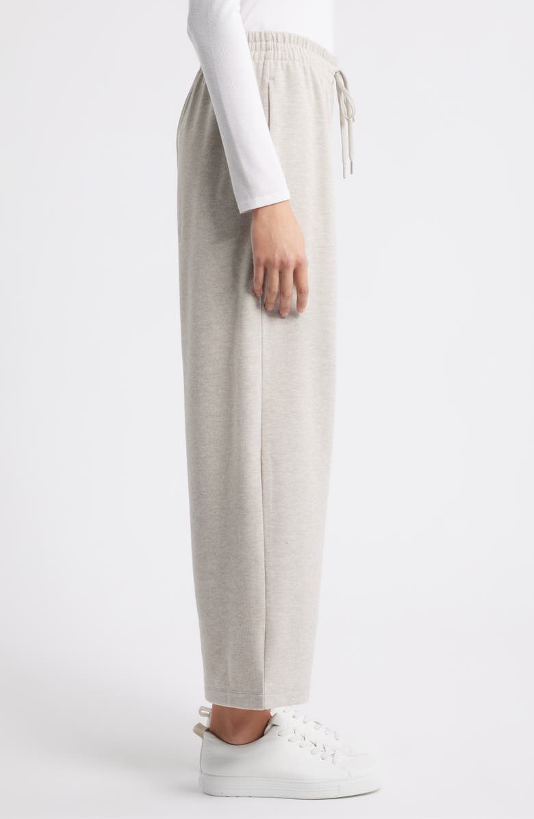 Caslon<sup>®</sup> Ankle Wide Leg Sweatpants, Alternate, color, Beige Taupe