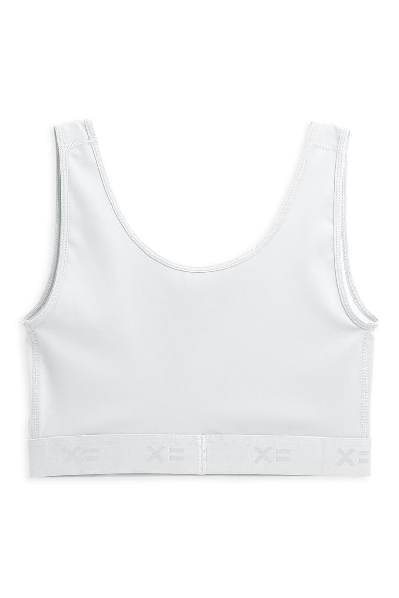 V-Neck Compression Top, Alternate, color, WHITE