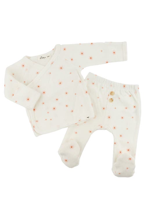 Oh Baby ! Twinkle Mini Daisies Pointelle Kimono Set