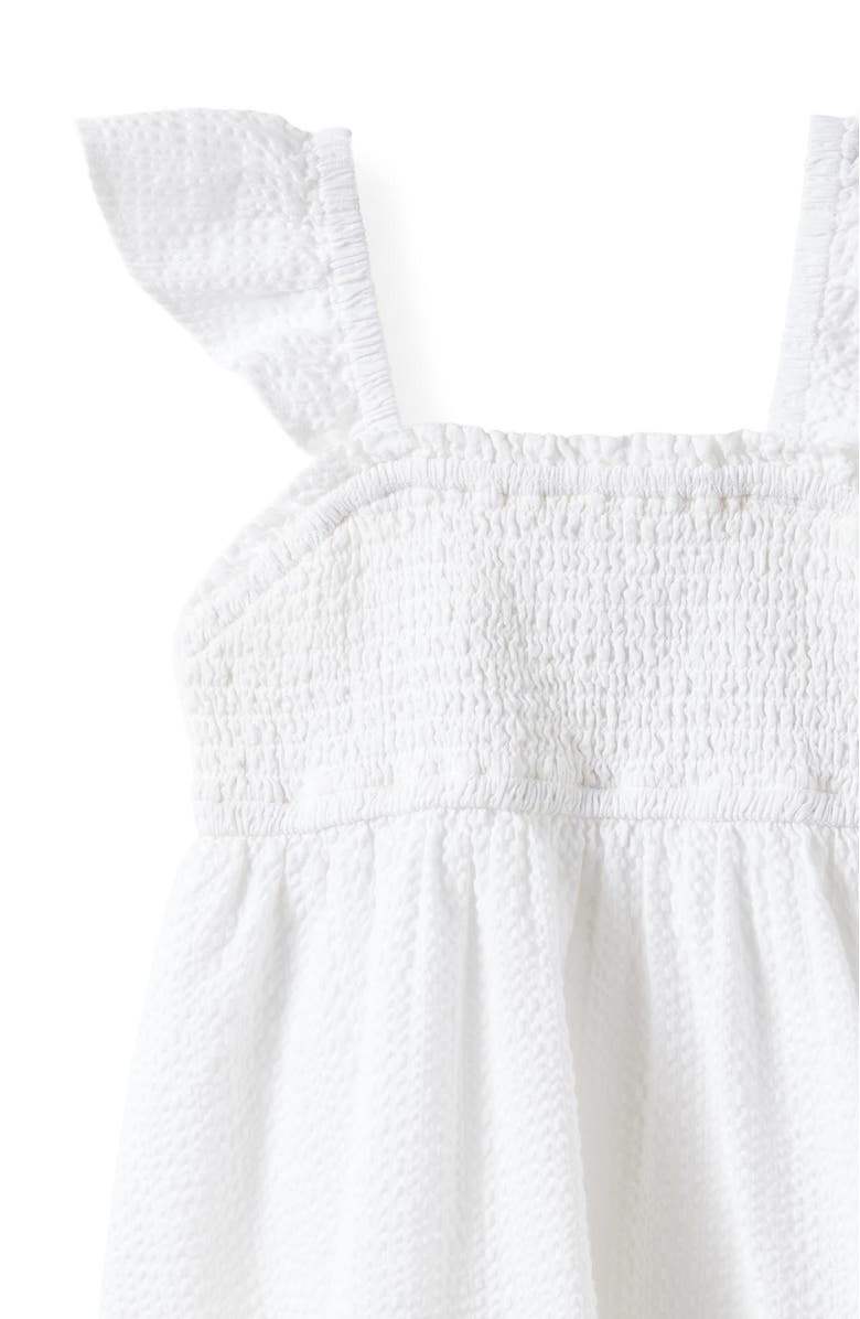 Cotton On Kids Kid's Gigi Flutter Sleeve Dress, Alternate, color, White