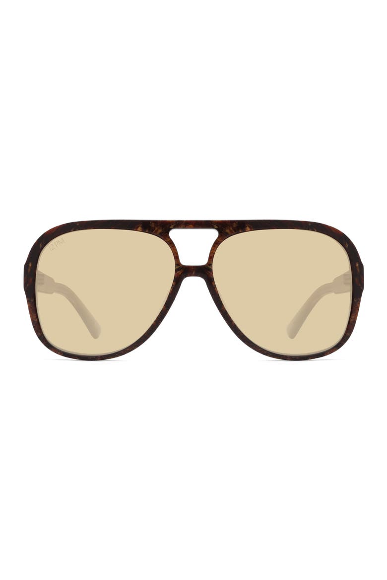 Copenhagen Aviator Sunglasses, Main, color, Demi/Nude