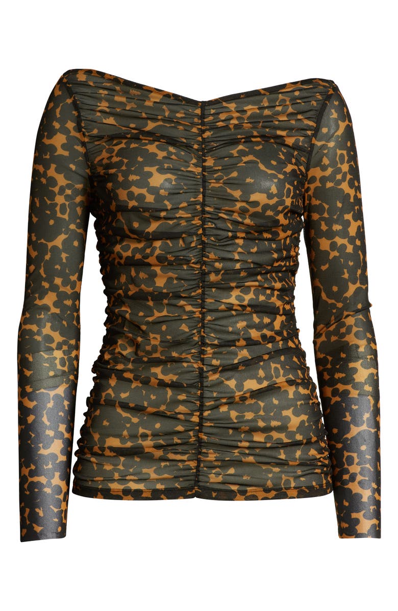 Nordstrom Cristina Martinez Ruched Print Top, Alternate, color,