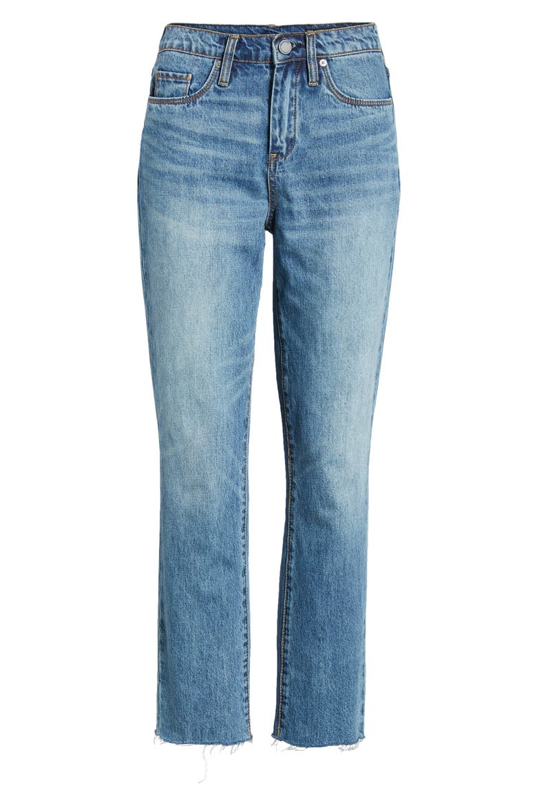 The Madison Straight Leg Crop Jeans, Alternate, color, FRIEND ZONED MED WASH